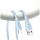 USAMS Kabel Green Series SJ714 18W 3A USB-A do USB-C 1m niebieski - 1568992 - zdjęcie 6